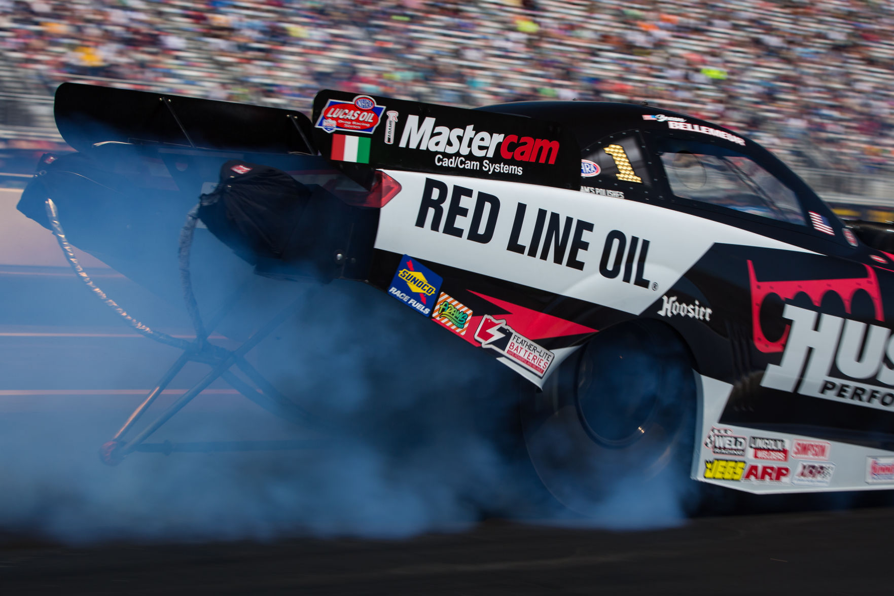 Saturday action at the NGK Spark Plugs NHRA 4-Wide Nationals.
